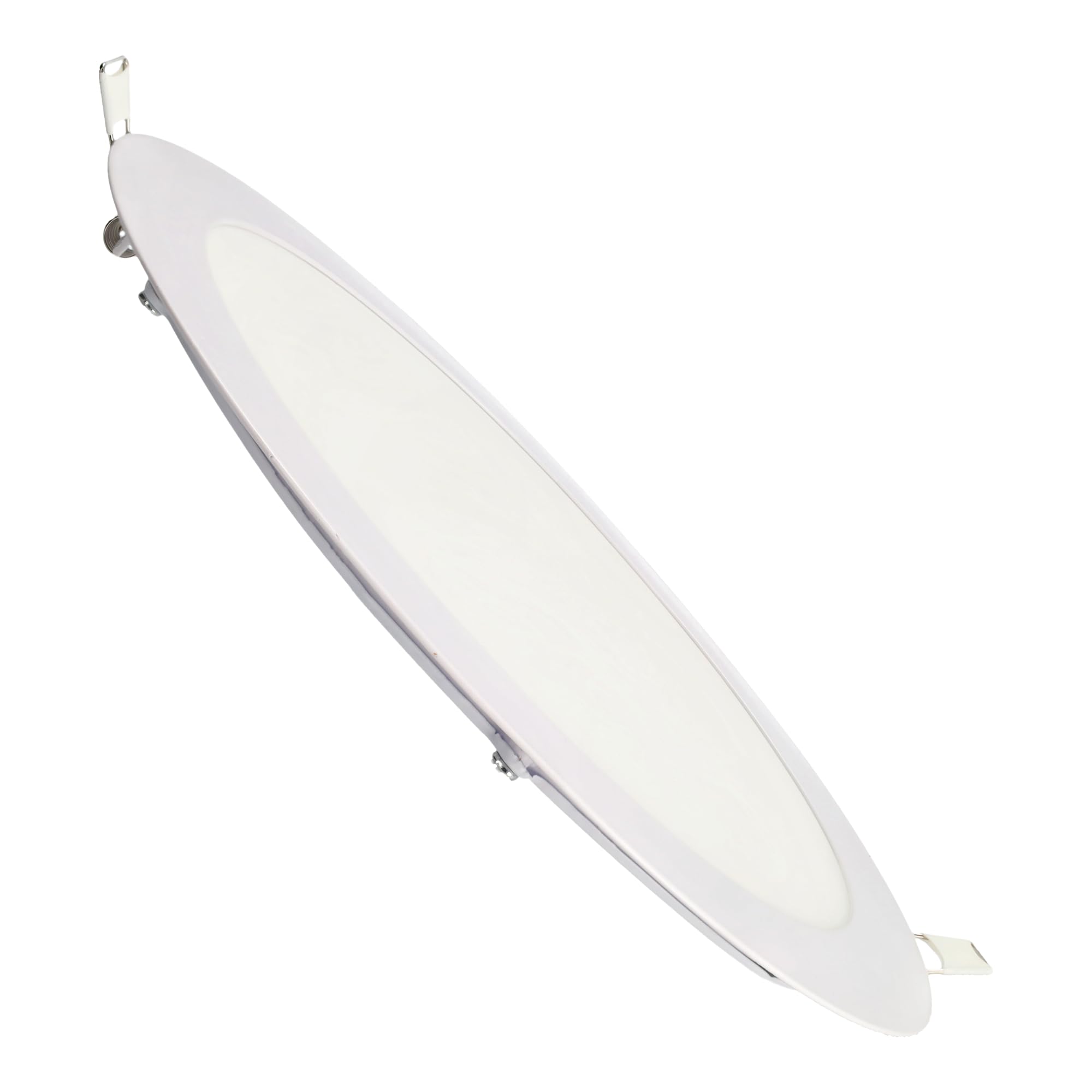 JANDEI – Round Recessed LED Downlights, 18W, 1500 Lumens, Extra-Flat 13 mm, Mounting Hole Ø200-205 mm, Neutral White 4200K with Transformer Included