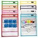 [15 Pack] 10x14 Premium Reusable Dry Erase Pockets with Unlimited WORKSHEETS & Free Bonuses. Each Heavy Duty Dry Erase Pocket Ideal for Office, School Supplies, Classroom Supplies by ReadySet