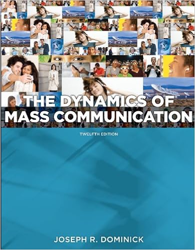 Dynamics Of Mass Munication Media In Transition 12th Edition Kindle Edition Dominick Joseph Humor Entertainment Kindle Ebooks 