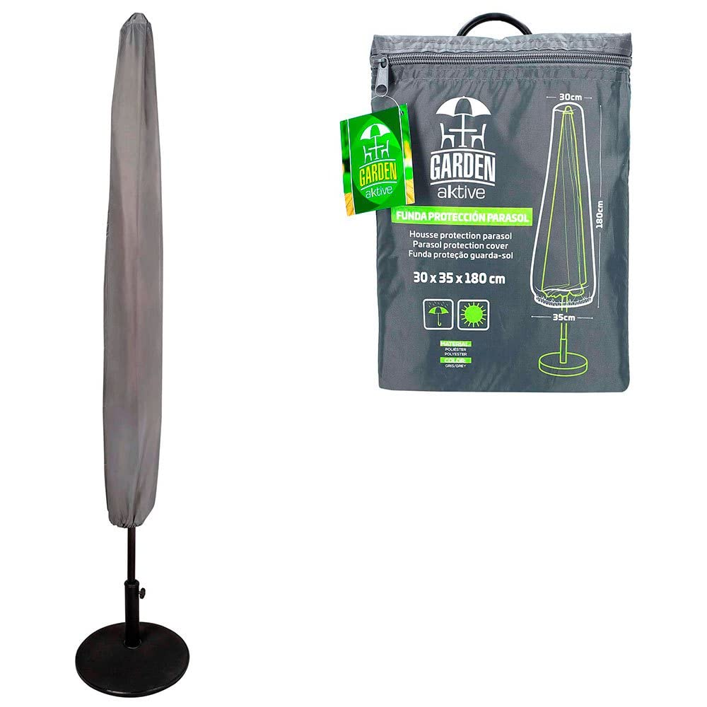 AKTIVE Parasol Cover, Parasol Cover, Waterproof Maximum 360 cm Diameter, Parasol Protective Cover, Garden Protective Cover