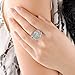 Mytys Rhodium Plating Retro Vintage Silver Interwined Design Fashion Rings