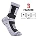 YUEDGE Men’s 5 Pairs Cushion Crew Athletic Socks Multi Performance Outdoor Sports Hiking Trekking Socksthumb 1