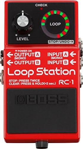 Boss RC-1 Loop Station Effcts Pedal w/Bonus Dunlop PVP101 Pick-Pack (x12) 761294506530