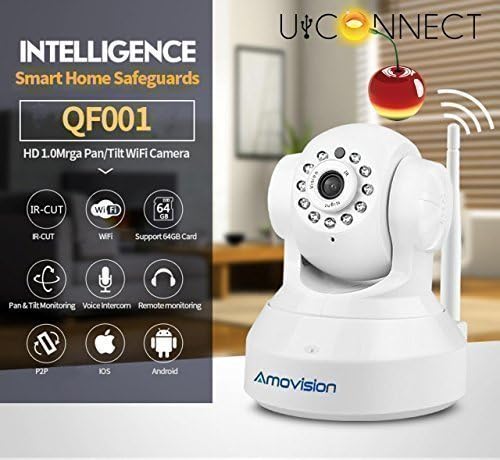 U-CONNECT QF001 2 Way Audio 720P Wireless Home Security Camera