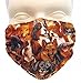 Dogs Brown Dust and Allergy Mask - by Breathe Healthy. Comfortable, Reusable Face Mask - Ideal for Dog Grooming - Protection from Dander, Hair, Dust, Pollen, Allergens and Germs