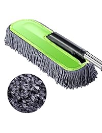 Plumero de coche Happy Road, plumero de alta descontaminación para coche, plumero de microfibra para coche con mango extensible   Uso exterior interior   sin pelusas   libre de arañazos