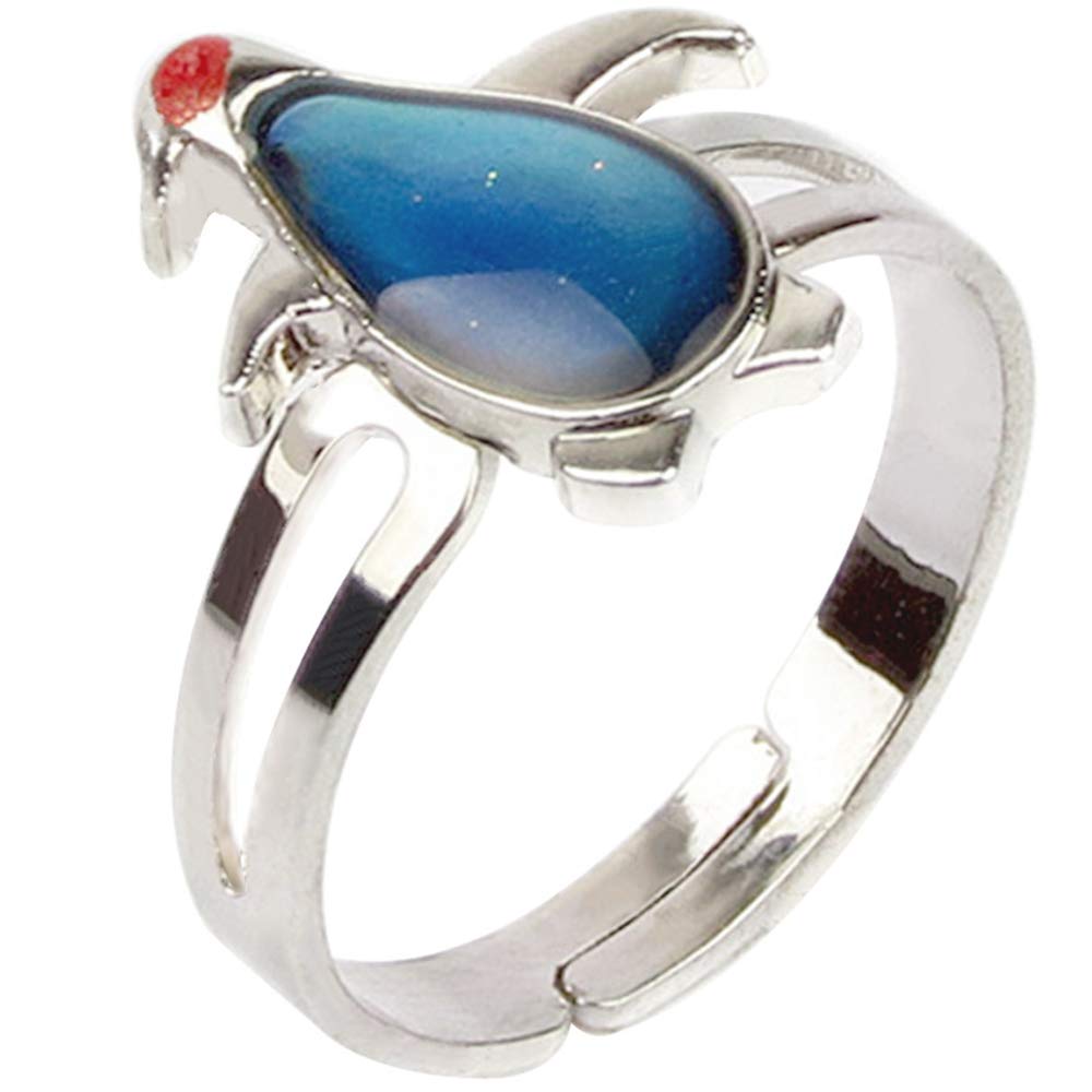 Jude Jewelers Adjustable Color Changing Mood Ring Inspirational Mystique Marble, Metal