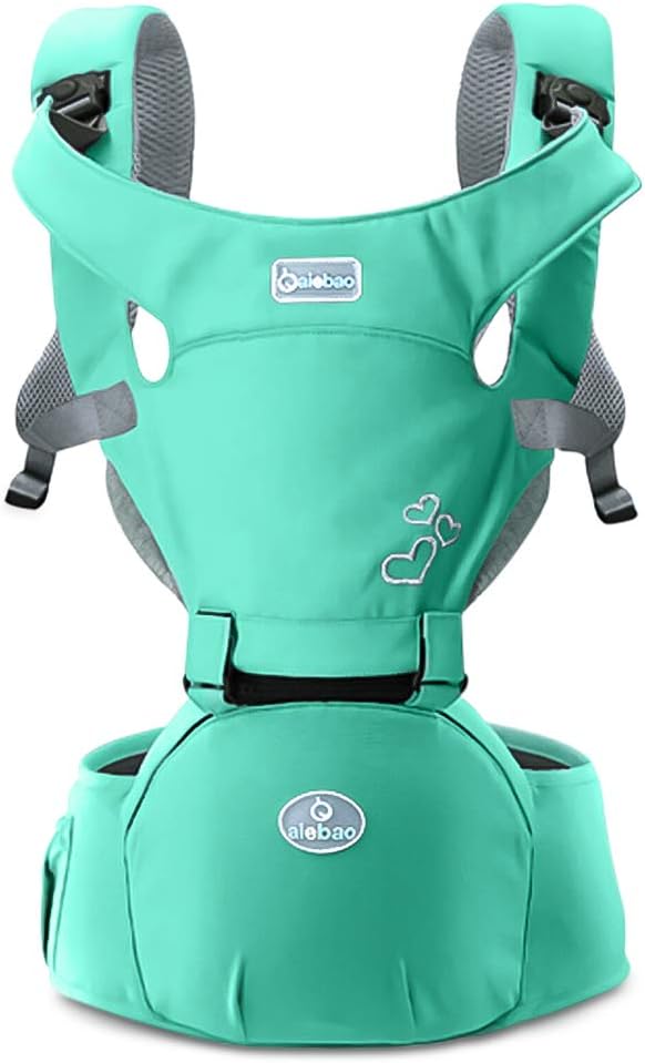 SONARIN Front Premium Hipseat Baby Carrier, Multifunctional, Ergonomic, 100% Cotton, Butterfly Rotary Buckle - Image 3