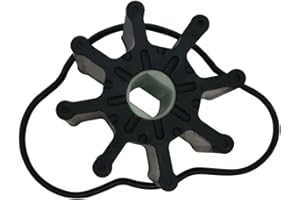 SUPREMEMARINE Jingyu 8M0104229 Water Pump Impeller Kit for Mercury MerCruiser Stern Drives V-6 and V-8 Powered 4.3L 4.5L 5.0L 5.7L 6.2L 8.1L 8.2L Inboard Engine with O-Ring