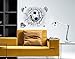 DNVEN 23 inches x 18 inches Soccer Break Out of The Wall PVC Removeable Wall Art Sticker Decal DIY Room Kid Mural Decor Letter Soccer Football