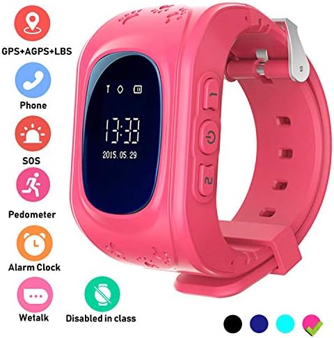 Hangang Rastreador GPS para niños Smartwatch Niños Anti-erra SOS ...