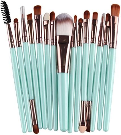 (LK)15 pcs/set Makeup brushes Professional Beauty Eyebrow Blusher Foundation Cosmetic Make up brush set