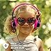 JLab JBuddies Folding Kids Headphones. Volume limiting design. Head band designed to fit kids of all ages. (Black/Pink)