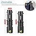 Ulako Single 1 Mode Red Light Adjustable Focus Zoom LED Flashlight Torch for Hunting