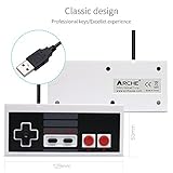 ARCHE <1 Pack> Classic USB Wired Controller for NES Gaming, Retro Gamepad Joystick Raspberry Pi Gamepad For Laptop Computer Windows PC Mac Linux Retropie NES Emulators