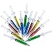 Funny Party Hats Syringe Pens in Assorted Colors – Halloween Pens - 12 Pack Party Favors