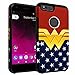 Google Pixel XL Case, DURARMOR Vintage Wonder Woman Dual Layer Hybrid Case ShockProof Slim Fit Armor Drop Protection Cover for Google Pixel XL (2016), Wonder Woman