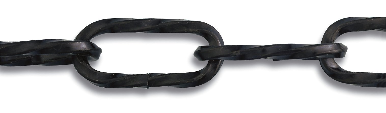 Chapuis bl1712 Indicative Chain Chandelier Chain Decoration Steel Wire Work Load, Black, 12 M/Ø 2.2 mm