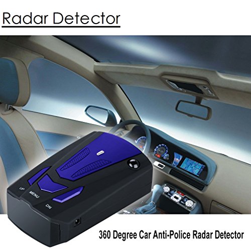 Radar Detector, Voice Alert and Car Speed Alarm System with 360 Degree Detection, City/Highway Mode Radar Detectors for Cars (8)
