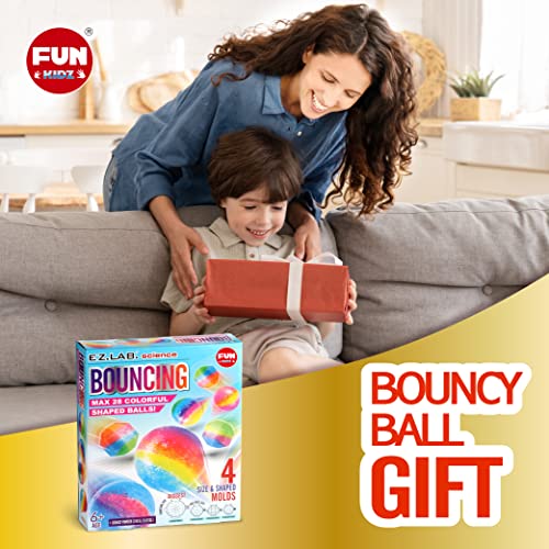 Big Bouncy Ball Kit, FunKidz Kids DIY Ultimate Magic Bouncy Ball Making