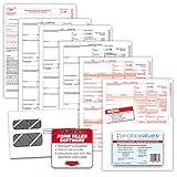 1099 Misc Tax Forms 2019 - Tangible Values 4-Part Kit with Envelopes - Software Download Included, 25 Pack