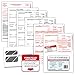 1099 Misc Tax Forms 2019 - Tangible Values 4-Part Kit with Envelopes - Software Download Included, 25 Pack
