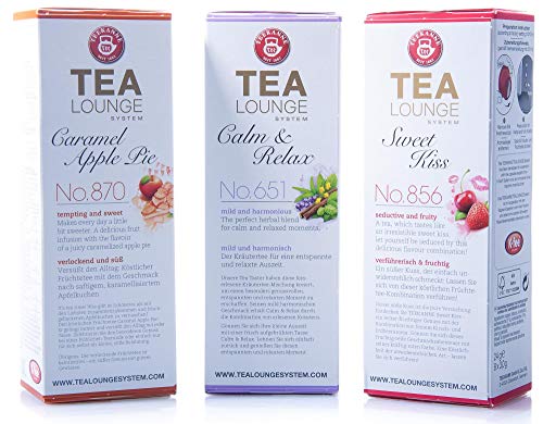 Teekanne Tealounge Kapseln Kräuter- und Früchtetee Sortiment mit 3 Sorten (3 x 8 Kapseln) – Bild 4