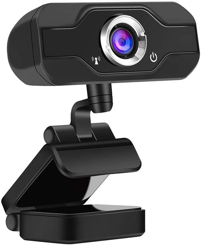 720P/1080P HD Webcam, Desktop Laptop Webcam Mini Webcam Live Streaming Camera, Widescreen Video Calling and Recording, Built-in Mic, Flexible Rotatable Clip