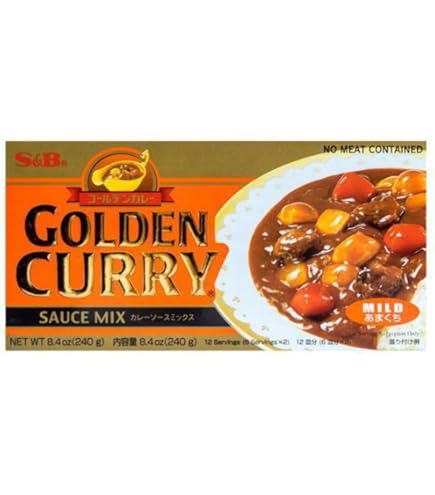 Amazon.com : S&B, Golden Curry Japanese curry Mix, Medium Hot, 3.2