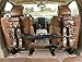 enjoydeal Seat Back Gun Rack, Hunting Gun Sling Organizer Holder Gun Sling Bag with Storage Fit for Truck SUV Car Storage for Hunting Sports