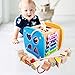 Lewo Wooden Shapes Sorter Activity Centers Lacing Beads Early Development Toys Toddlers