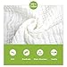 Maypluss Cotton Organics Baby Washcloths (9 Pack) - Premium Extra Soft & Super Water Absorbent for Baby’s Sensitive Skin - Perfect 11”x11” Reusable Wipes -Excellent Baby Shower Pure White