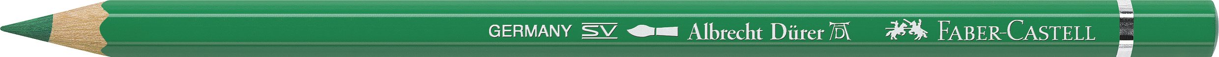 Faber-Castell Art & Graphic Albrecht Dürer Watercolour Pencil, 163, Emerald Green, for Craft, Drawing, Sketching, Home, School, University, Colouring
