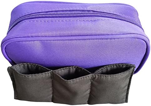 Essential Oils Case โ Bonus 3 Vial Case for Purse or Travel Bag - For Carrying 10 Bottles 5ml, 10ml or 15 ml โ Fits Young Living, doTerra and Other Essential Oils