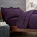 Amazon Brand – Pinzon Signature Cotton Heavyweight Velvet Flannel Pillow Cases - Standard, Aubergine
