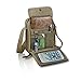 Harwish Small Men's Canvas Messenger for Outdoor Sports Over Shoulder Military Crossbody Side Bag