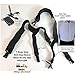 Hold-Ups Stay-downs Dress Shirt Stays Y-Style Metal with USA Patented No-slip Clips