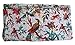 Handicrunch Bird Print King Size Kantha Quilt White, Kantha Blanket, Bed Cover, King Kantha bedspread, Bohemian Bedding Kantha Size 90 Inch x 108 Inch