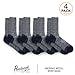 Pembrook Wool Sport Socks (4-Pack) - Warm, Thermal Merino Wool -- Great for hiking, work, skiing, hunting