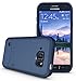 TUDIA Galaxy S6 Active Case, [Arch] Minimal Design Slim Fit Shock Absorption Lightweight TPU Bumper Protection Case Cover for Samsung Galaxy S6 Active (Blue)