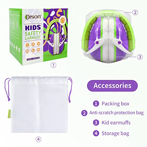 Dison Safety Ear muffs for Kids Noise Reduction EarMuffs, 27dB Kids Ear
