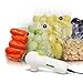Vacuum sealer by Vacuumcase, Handled Vacuum Sealer, Seal And Store Food Or Waterproof Your Documents Fast And Easy, With 5 Free Reusable Zipper Lock Bags