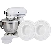 2 Pack Mixers Bowl Covers for KitchenAid 4.5-5 Quart Tilt-Head Stand Mixers Bowl Covers Lid