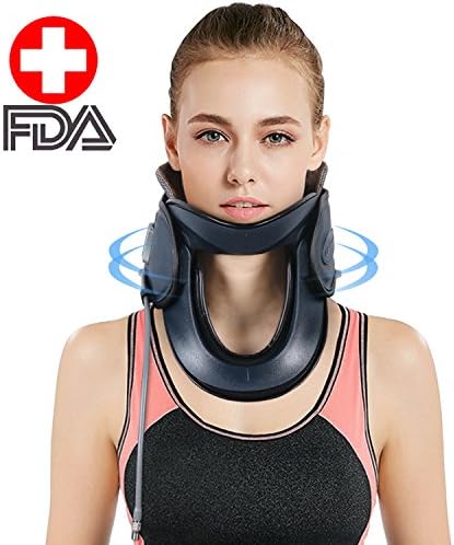 Inflatable Medical Neck Cervical Traction Device Portable Home Use,Stretching Pathology Treatment Cervical Care Cervical Spine Orthosis