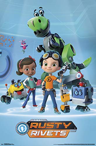 Trends International Rusty Rivets-Group Clip Bundle Wall Poster 22.375"
x 34" Multi