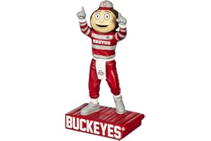 Team Sports America NCAA Ohio State University Fun Colorful Mascot Statue 12 Inches Tall