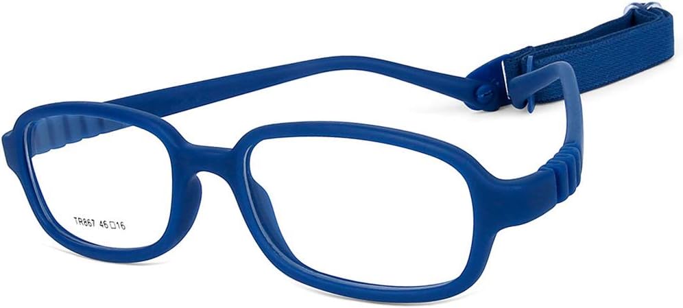 Children Optical Glasses Frame TR90 Flexible Bendable One-piece Safe Eyeglasses Girls Boys Square