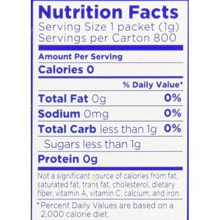 image for Equal Coffee and Tea Sweetener Sugar Free Sweetener with No Calories A