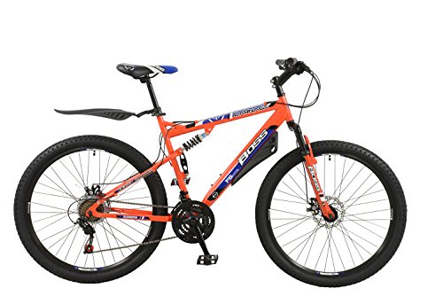 Men's Boss Carnage Dual Suspension 27.5' 650b Mountain Bike 21' for Taller Riders.