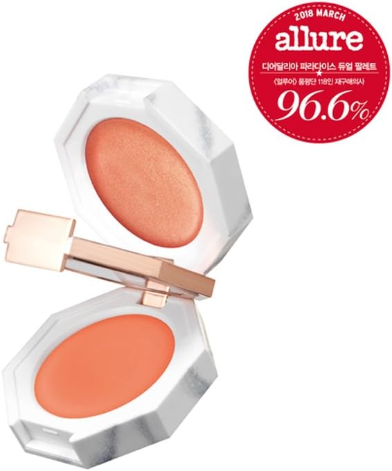 DEAR DAHLIA Paradise Dual Palette Multi #Peach Champagne